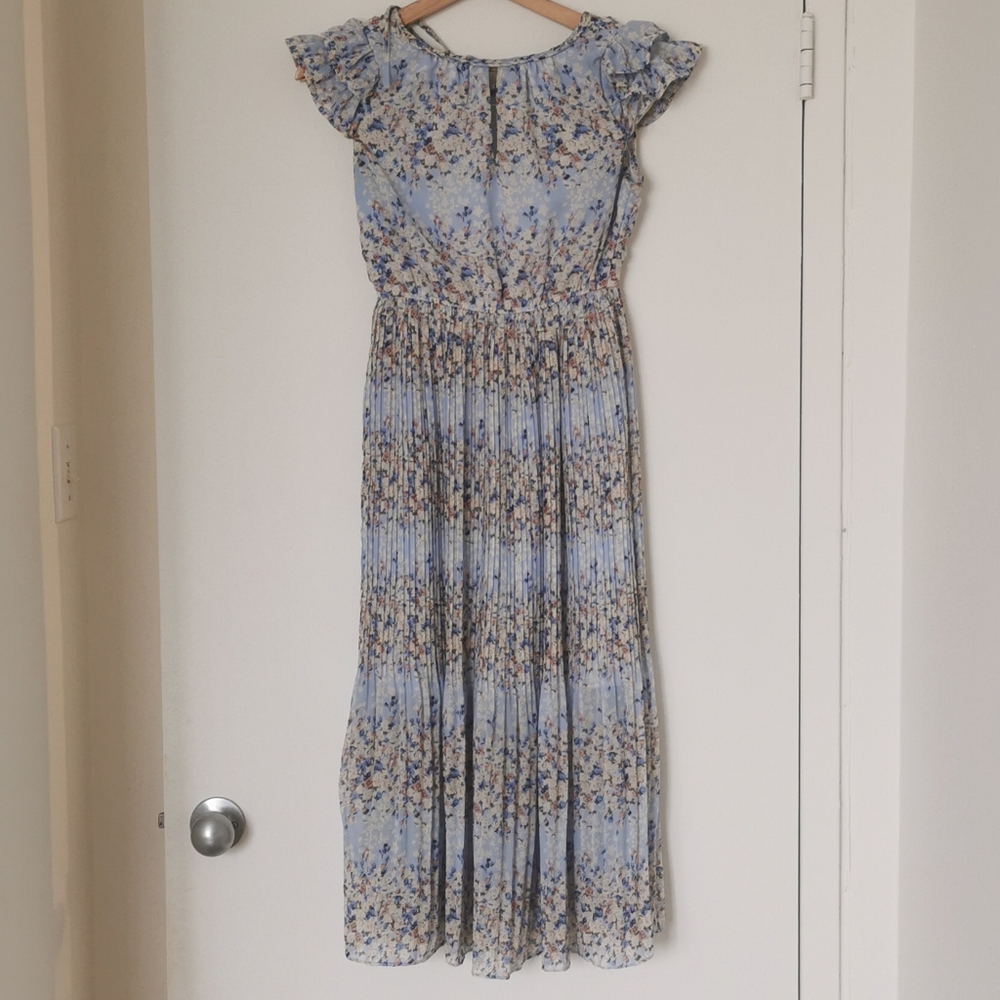 Maison Jules Floral Midi Skirt Size XS